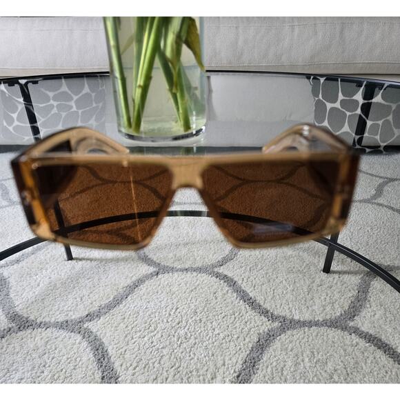 PrettyLittleThing Accessories - PrettyLittleThing Brown Square Sunglasses New